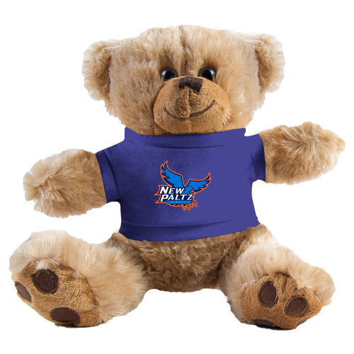  Plush Big Paw 8 1/2 inch Brown Bear w/Royal Shirt - Official Logo