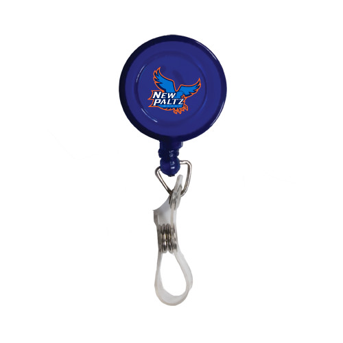  Blue Retractable Badge Holder - Official Logo