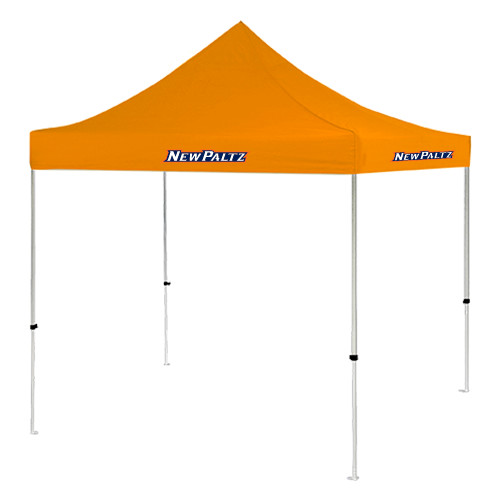  9 ft x 9 ft Orange Tent - New Paltz Word Mark