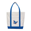 Thumbnail image for  Contender White/Royal Canvas Tote