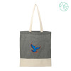 Thumbnail image for  Split Recycled Black Cotton Twill Convention Tote