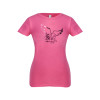 Thumbnail image for  Next Level Girls Fuchsia Fashion Fit T Shirt