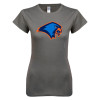 Thumbnail image for  Next Level Womens Charcoal Boyfriend Tee