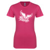 Thumbnail image for  Next Level Womens Fuchsia Boyfriend Tee