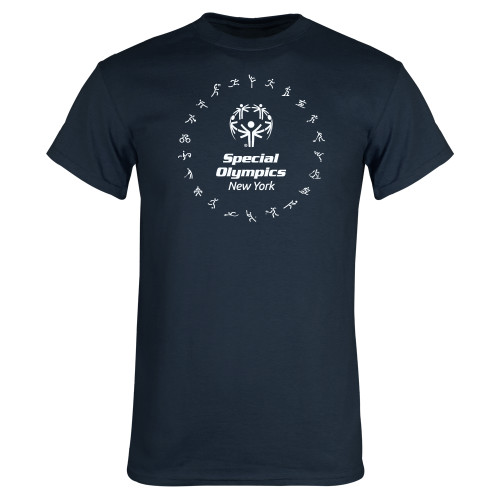 Special Olympics NY Navy T Shirt