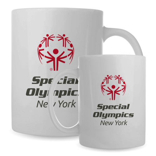 Special Olympics NY Full Color White Mug 15oz