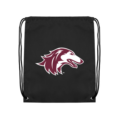  Black Drawstring Backpack - Saluki