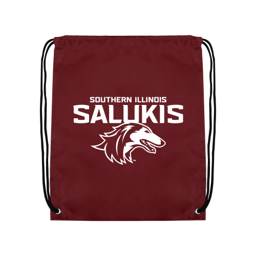  Maroon Drawstring Backpack - Southern Illinois Salukis
