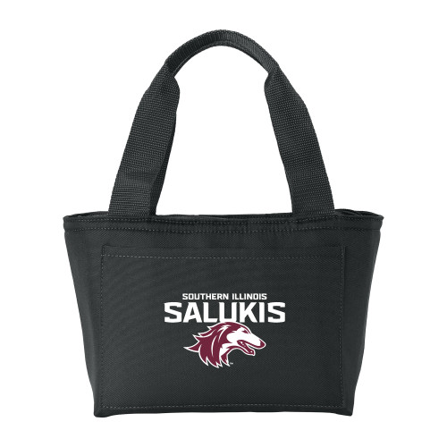  Insulated Black Lunch Tote - Southern Illinois Salukis