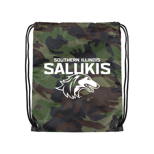  Camo Drawstring Backpack - Southern Illinois Salukis