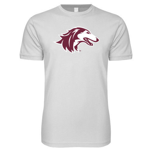  Next Level White SoftStyle T Shirt - Saluki