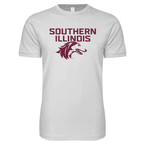  Next Level White SoftStyle T Shirt - Southern Illinois