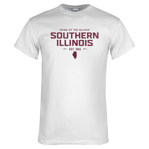  White T Shirt - Southern Illinois Graphic