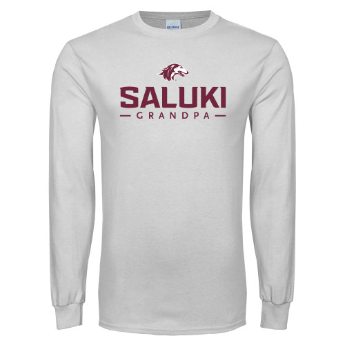 White Long Sleeve T Shirt - Grandpa