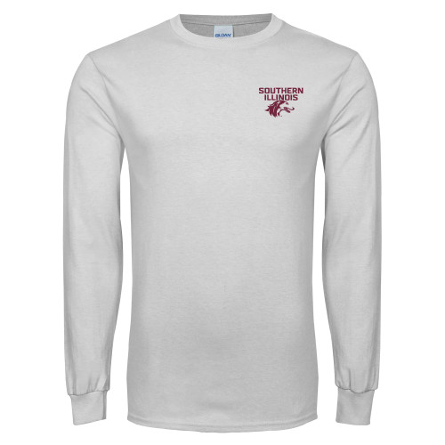  White Long Sleeve T Shirt - Southern Illinois