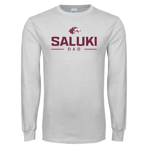 White Long Sleeve T Shirt - Dad