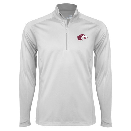  Syntrel White Interlock 1/4 Zip - Saluki