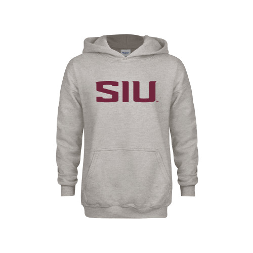  Youth Grey Fleece Hood - SIU