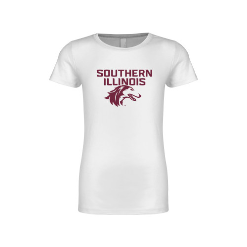  Next Level Girls White Fashion Fit T Shirt - Southern Illinois