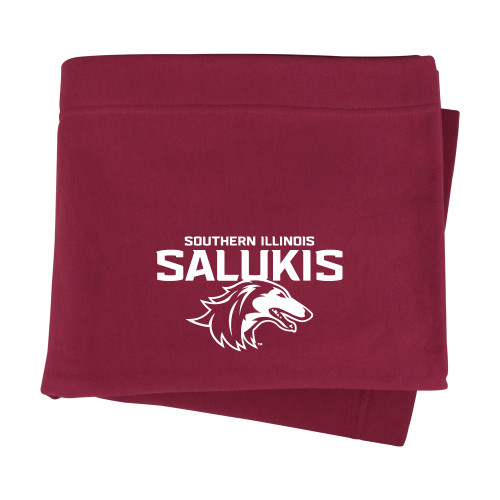  Maroon Sweatshirt Blanket - Southern Illinois Salukis
