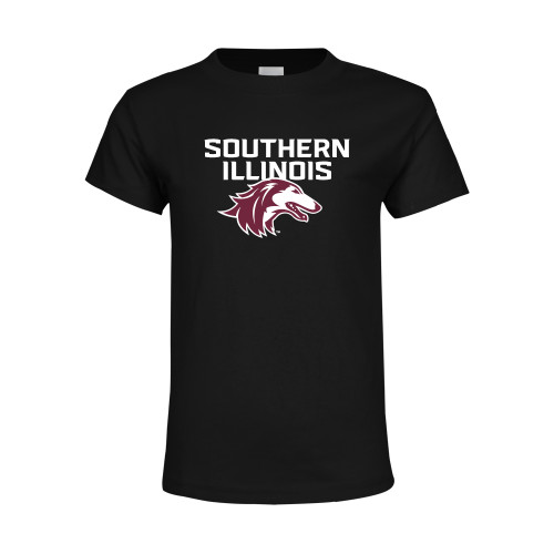  Youth Black T Shirt - Southern Illinois