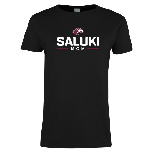  Womens Black Short Sleeve Tee - Mom