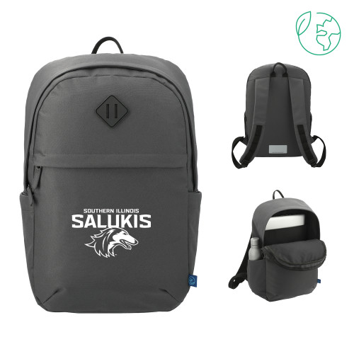  Repreve Charcoal Ocean Commuter Computer Backpack - Southern Illinois Salukis