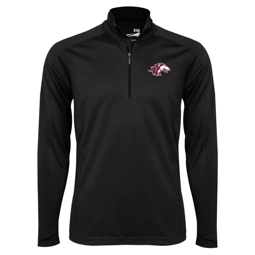  Syntrel Black Interlock 1/4 Zip - Saluki