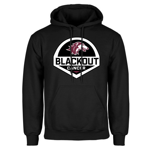  Black Fleece Hoodie - Blackout Cancer