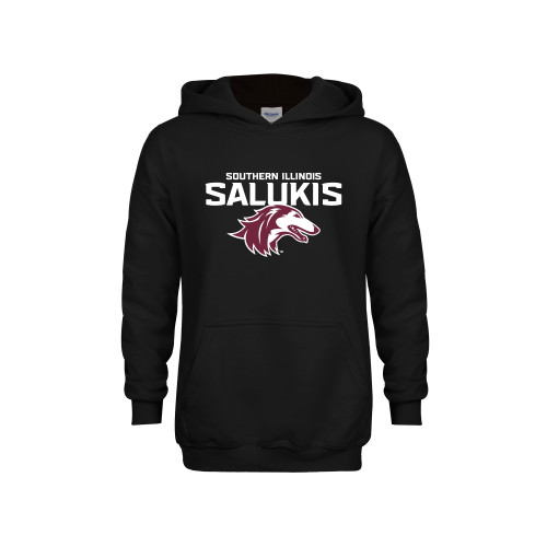  Youth Black Fleece Hoodie - Southern Illinois Salukis
