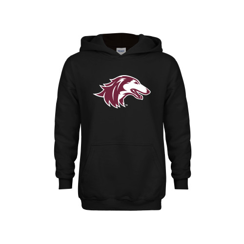  Youth Black Fleece Hoodie - Saluki