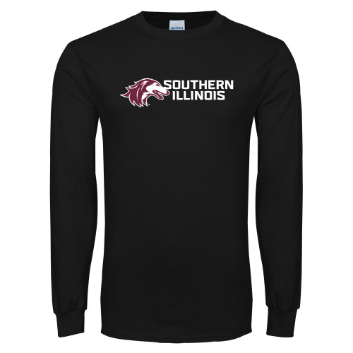  Black Long Sleeve T Shirt - Southern Illinois Horizontal