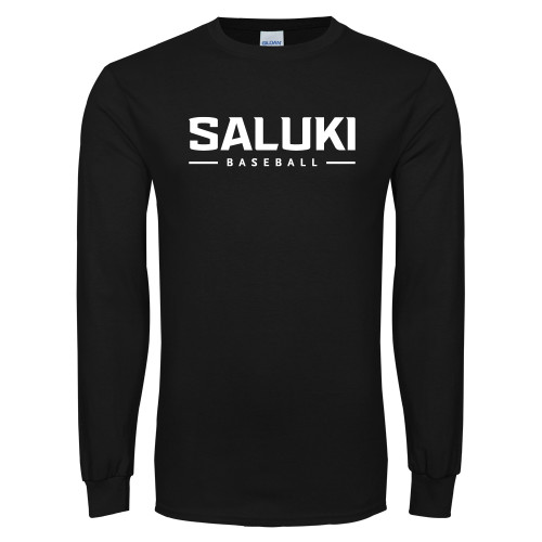  Black Long Sleeve T Shirt - Baseball