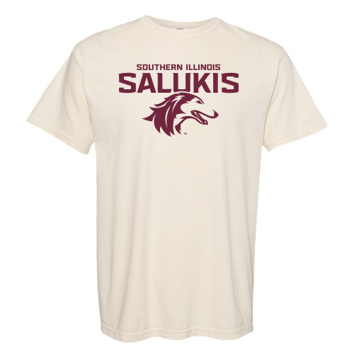  Comfort Colors Ivory T Shirt - Southern Illinois Salukis