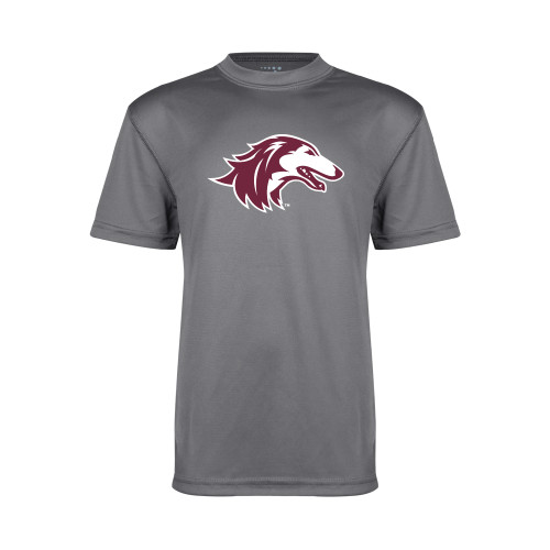 Main Image for  Youth Performance Grey Concrete Tee