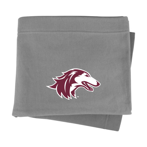  Grey Sweatshirt Blanket - Saluki
