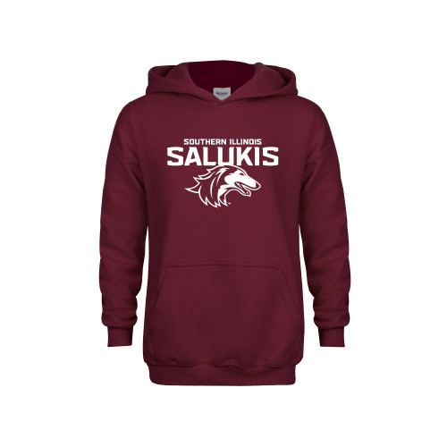  Youth Maroon Fleece Hoodie - Southern Illinois Salukis