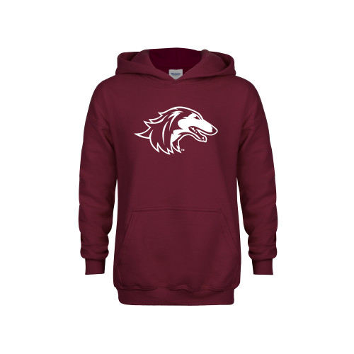  Youth Maroon Fleece Hoodie - Saluki