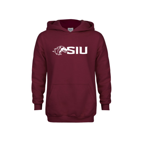  Youth Maroon Fleece Hoodie - Saluki SIU