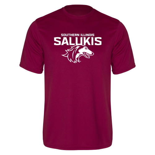  Maroon Performance Tee - Southern Illinois Salukis