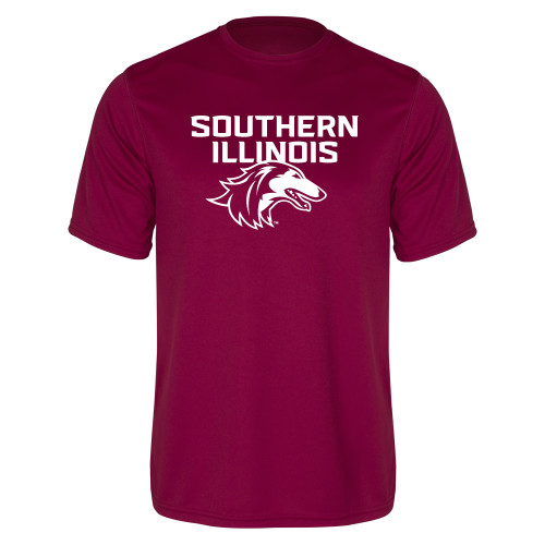  Maroon Performance Tee - Southern Illinois