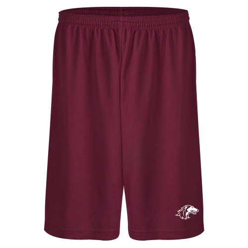  Maroon Performance Classic 9 Inch Short - Saluki