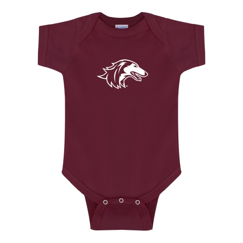  Maroon Infant Onesie - Saluki