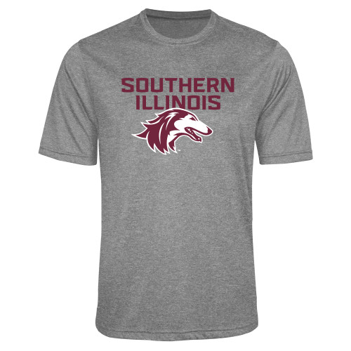  Grey Heather Performance Contender Tee - Southern Illinois