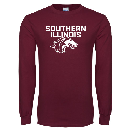  Maroon Long Sleeve T-Shirt - Southern Illinois