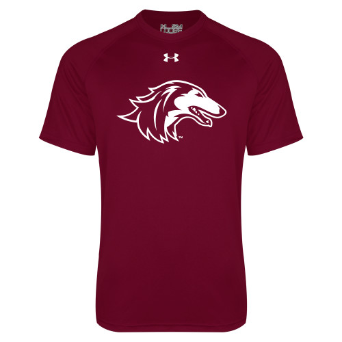  Under Armour Maroon Tech Tee - Saluki