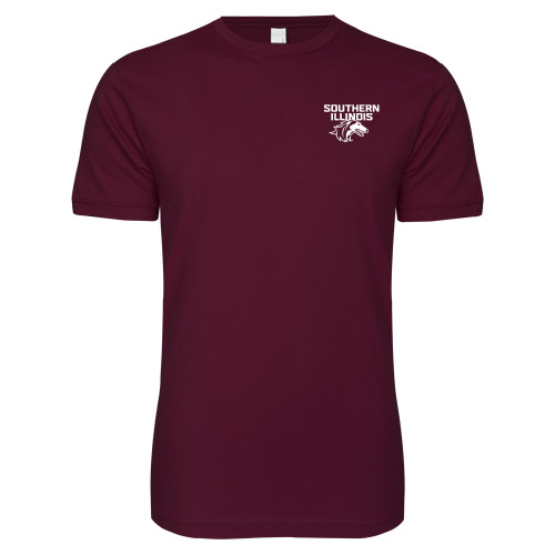  Next Level Maroon SoftStyle T Shirt - Southern Illinois
