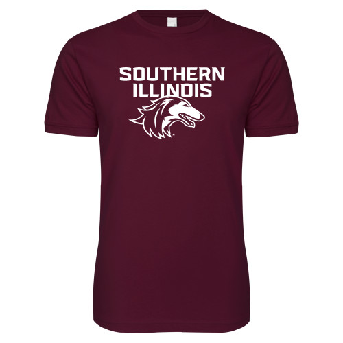 Next Level Maroon SoftStyle T Shirt - Southern Illinois