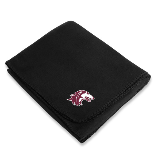  Black Arctic Fleece Blanket - Saluki