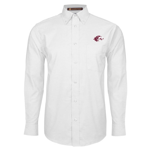  White Oxford Long Sleeve Shirt - Saluki
